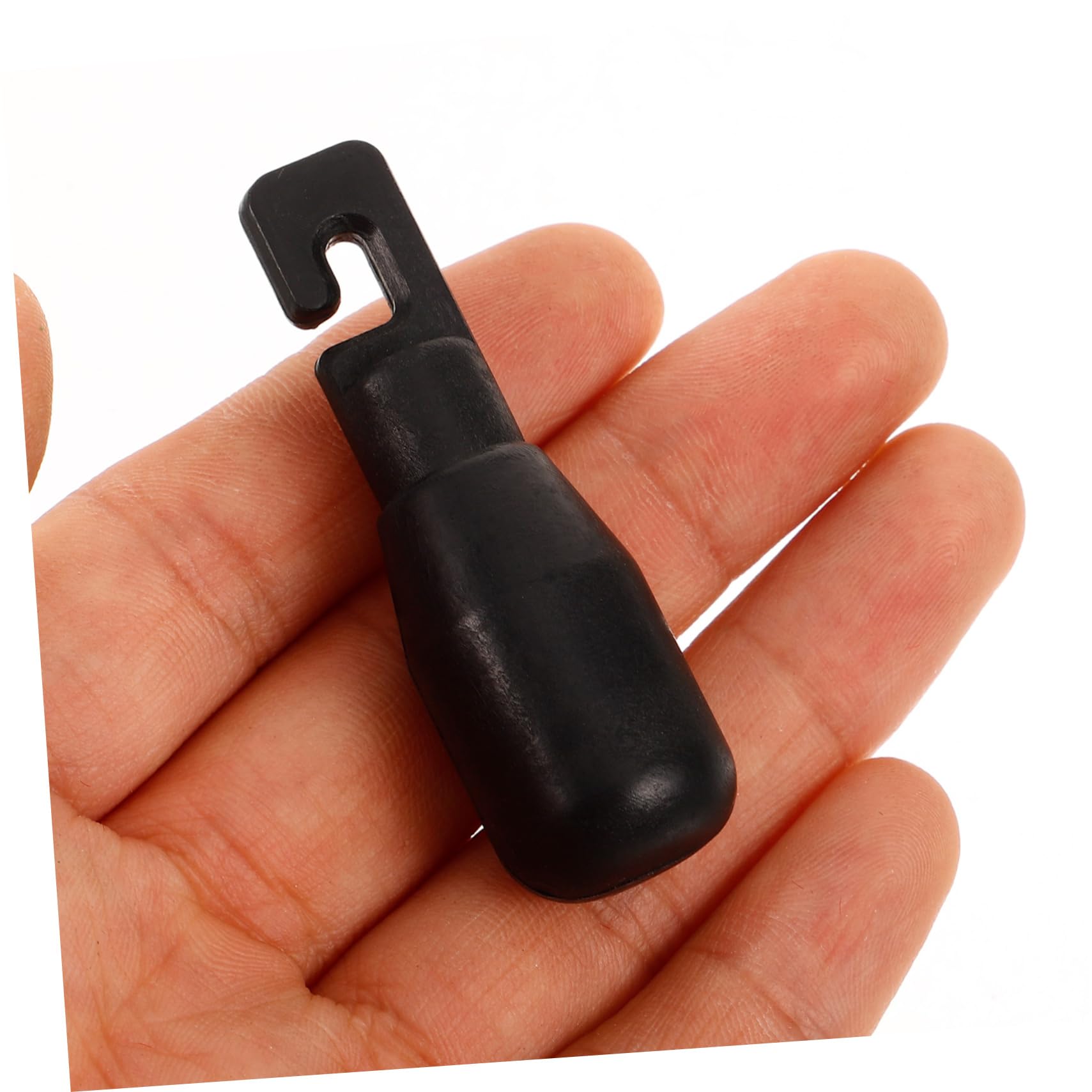 BCOATH Cane Head for The Blind Walking Stick Ends Compact Crutch Tip Cane Tip Cane Crutch Accessories Hand Grip Crutches for Adults Rolling Tip Trekking Pole End Caps Plastic Black