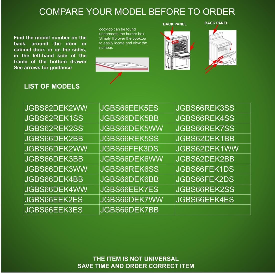 WB21X29149, WB21X35007 CKDX35007X compatible with Hotpoint GE Gas Range Valve Control Asm fits old number WB21X29149, WB21X35007