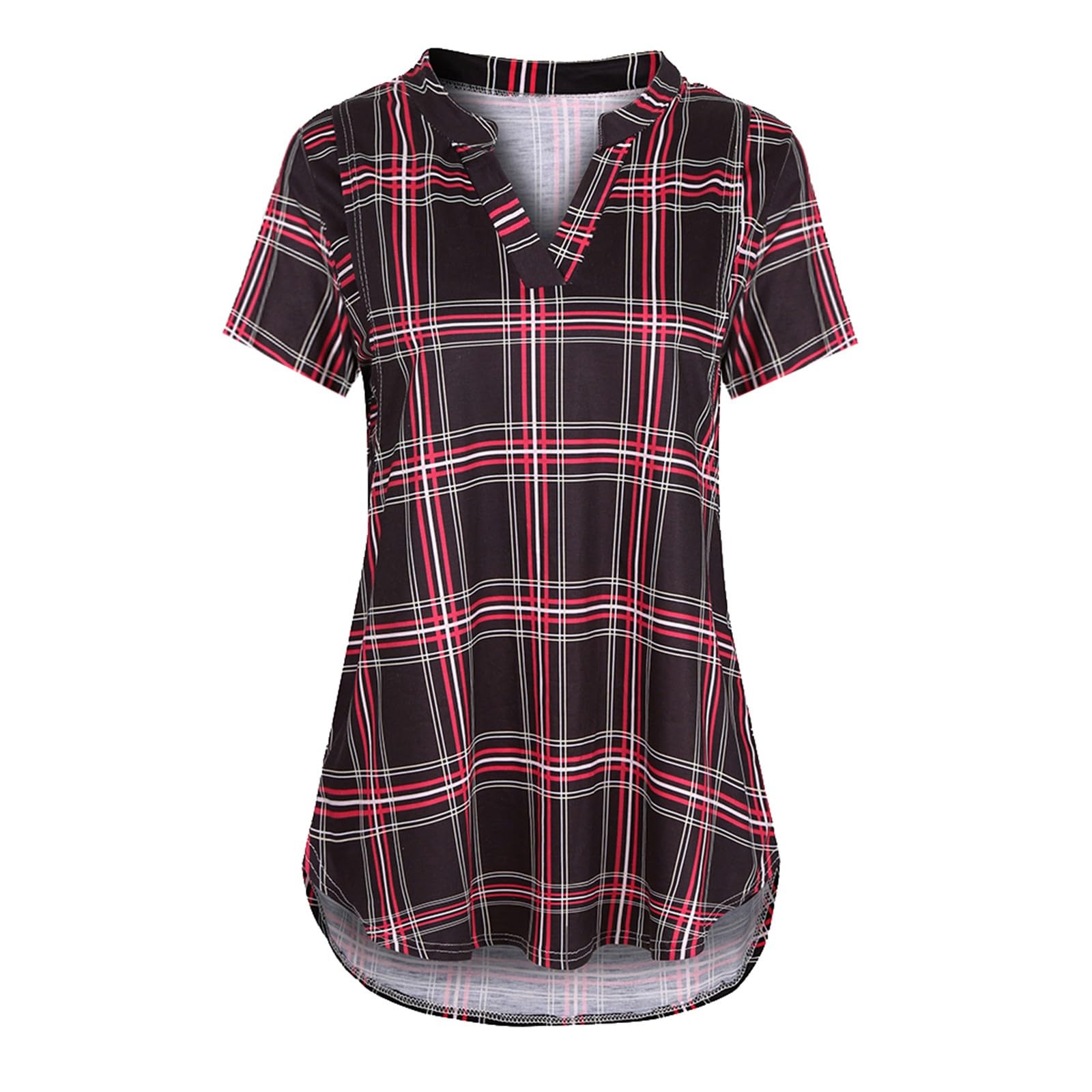 Lot de 3 t-shirts d'allaitement à manches courtes et col en V pour femme