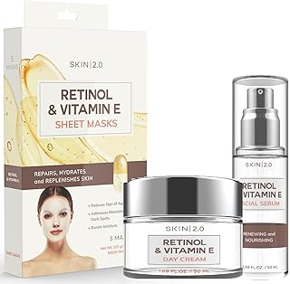 Skin 2.0 Set de belleza de retinol y vitamina...