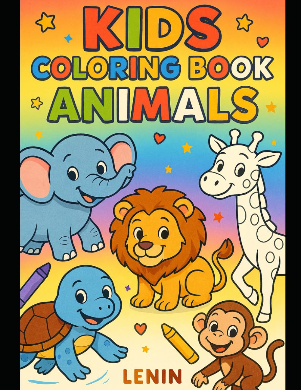 My First Animal Coloring Book for Kids Ages 3–6