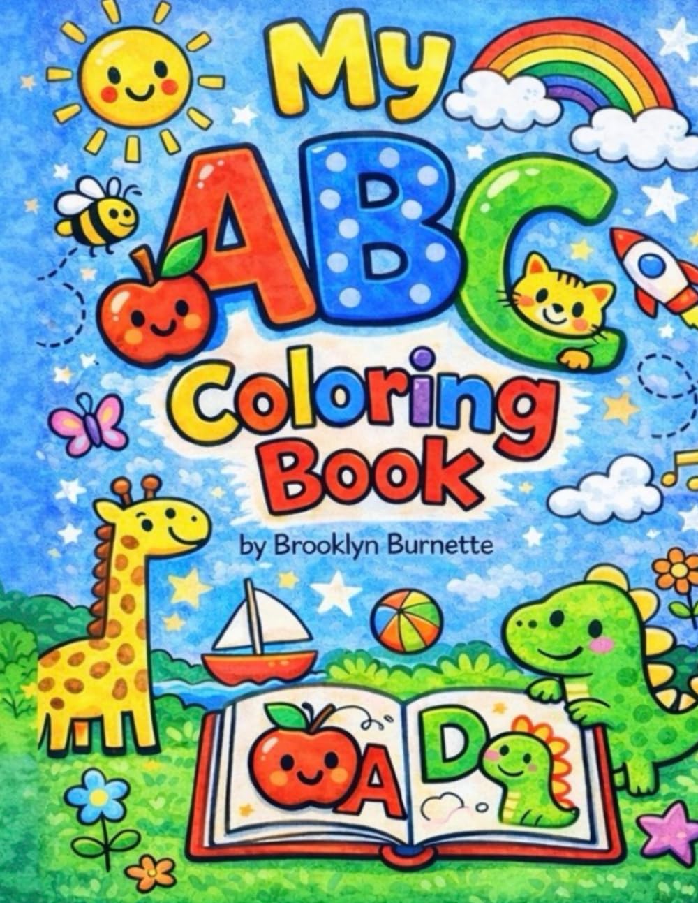 My First ABC Coloring Book