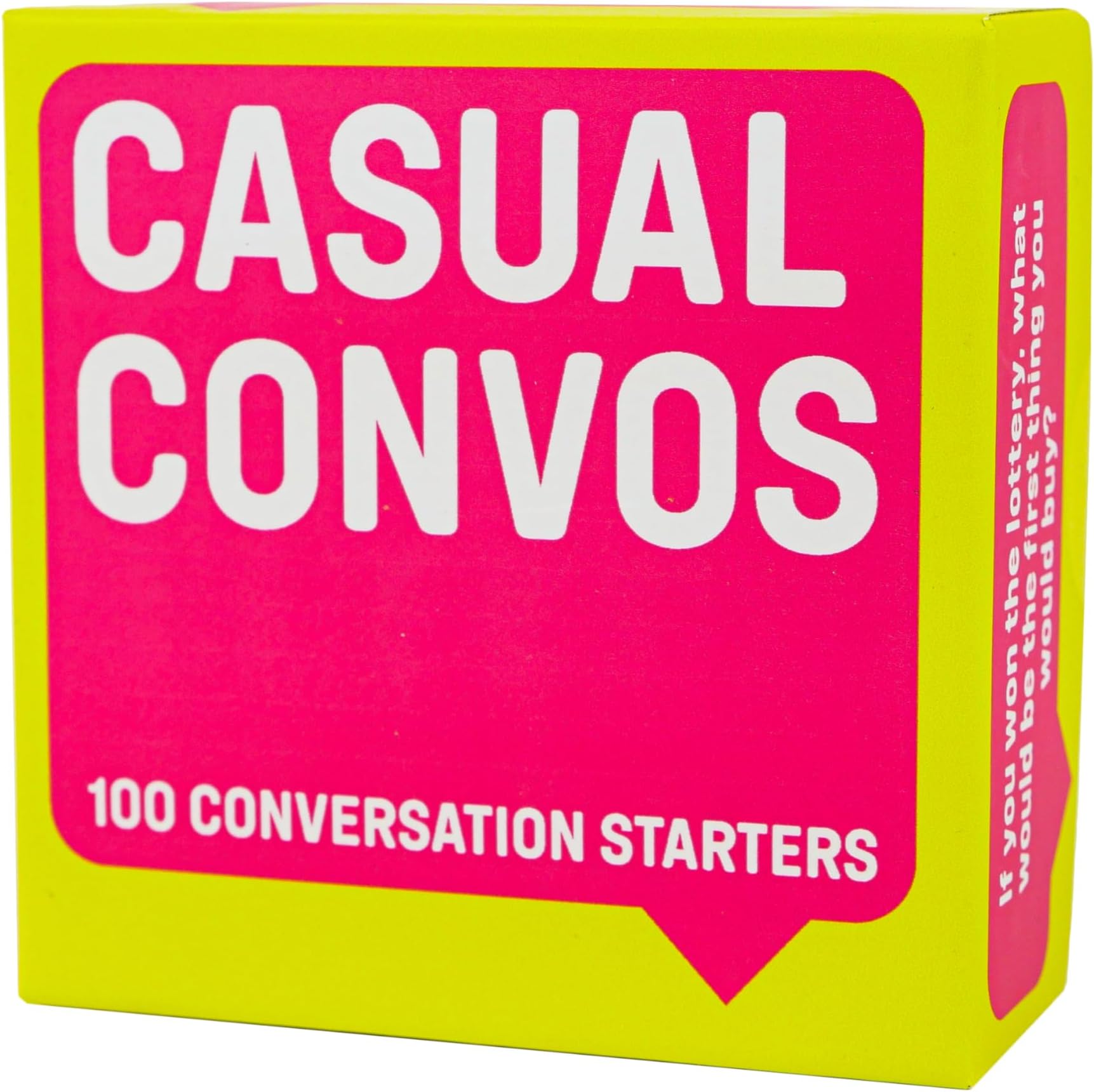 Gift Republic Casual Convos - 100 conversation Starters - Thought Provoking Question Cards for Family and Friends