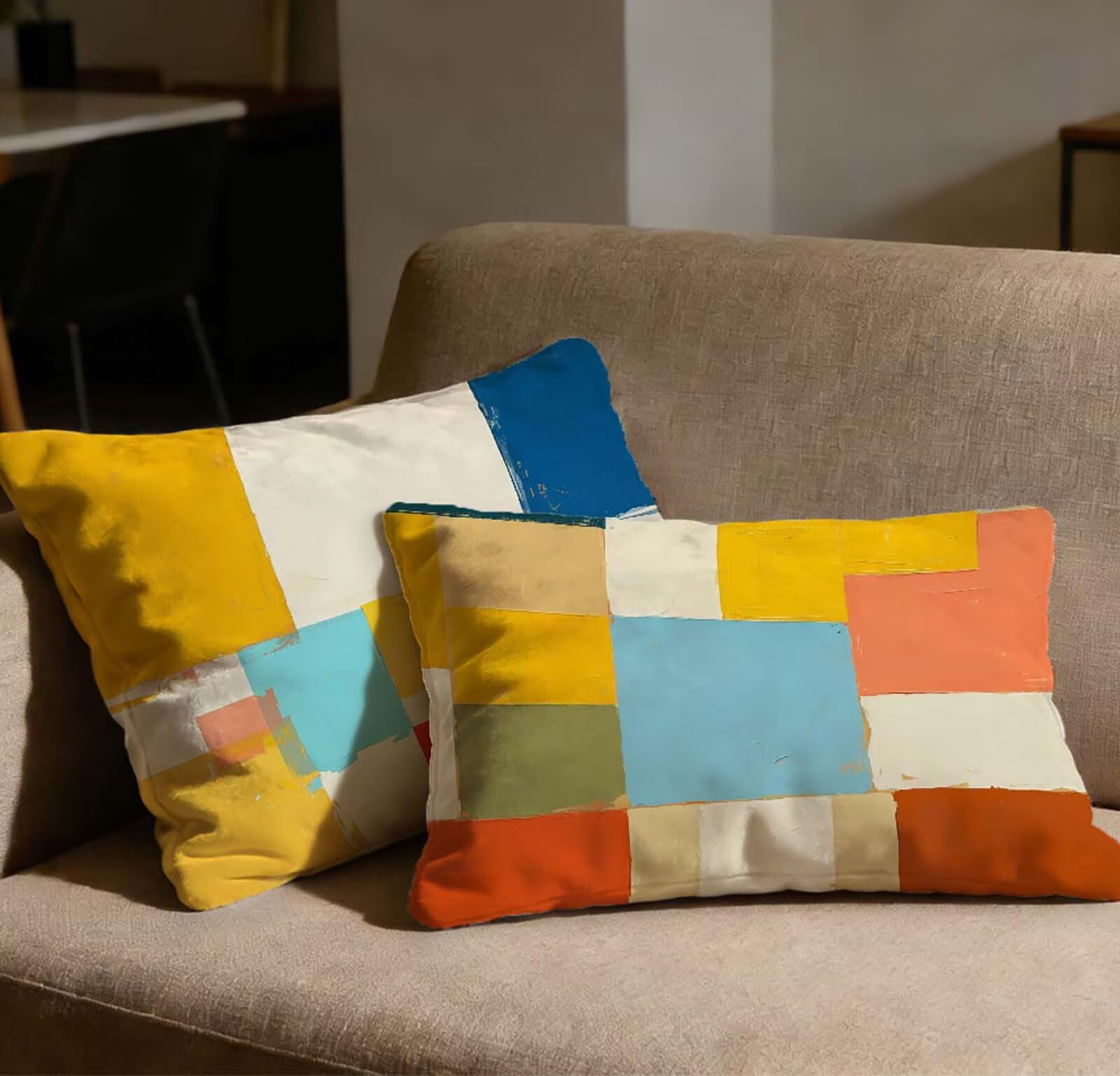 Taie d'oreiller 40x60 lot de 2 en velours pour décorer votre canapé de salon