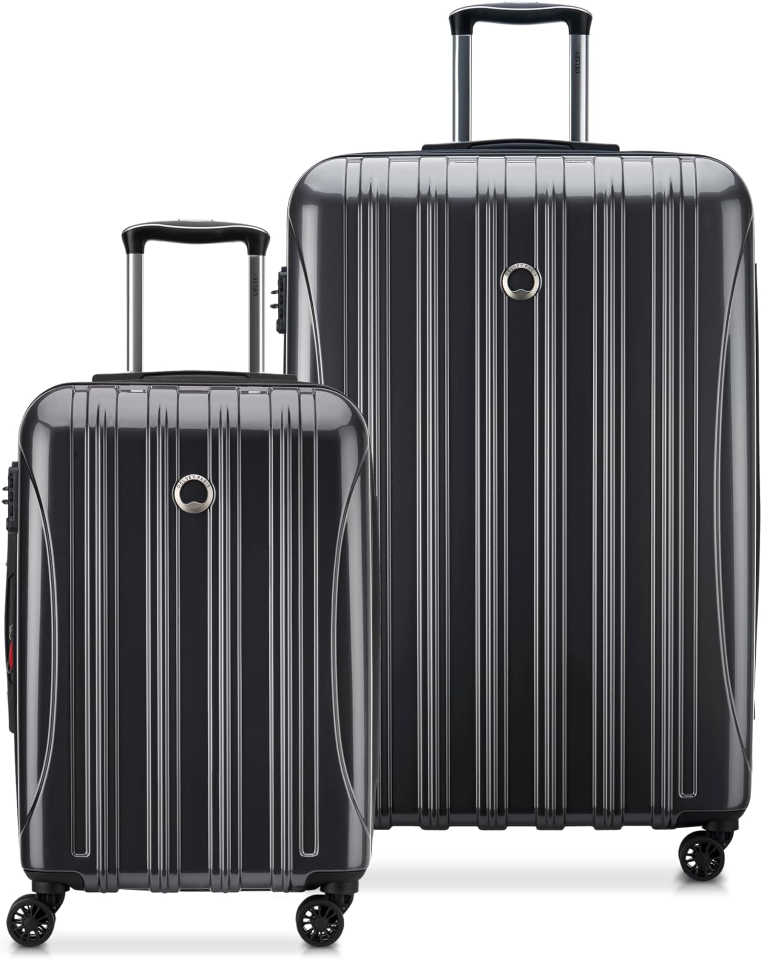 Helium Aero Hardside Expandable Luggage with Spinner Wheels, Titanium, 2-Piece Set (21/28)