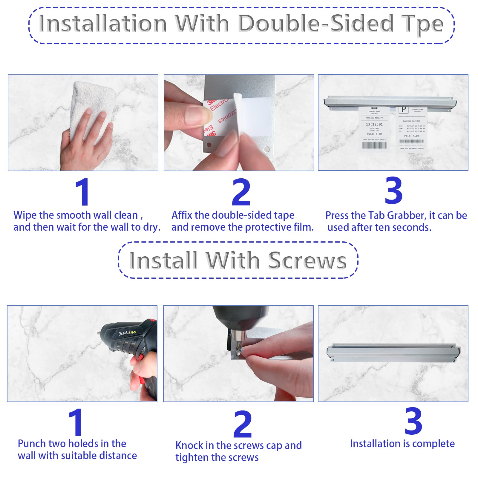 PORTABIGLIETTI DA VISITA Moderno In Lega Di Alluminio Con Elegante - Foto 7