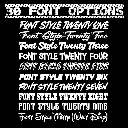 Miniatura 3 de Calcomanía adhesiva personalizada para parabrisas (las mejores opciones de fuente). Banner inferior para parabrisas lateral de la ventana trasera,