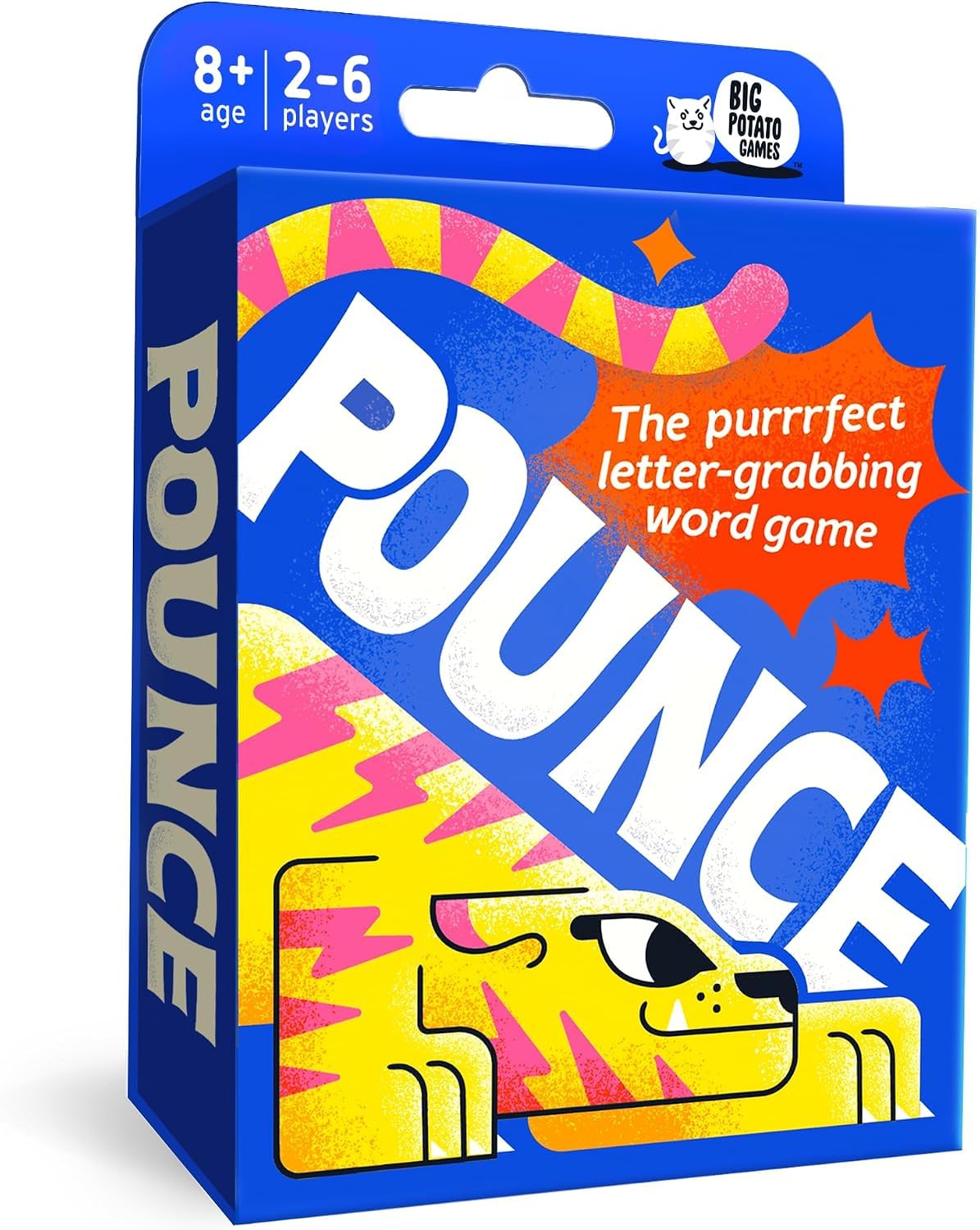 Big Potato Pounce – Letter Grabbing Card Game, Ages 8+, 2-6 Players