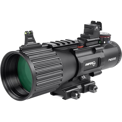 5X50mm Prism Scope GIII LS5X50 Prism Scope with Illuminated Red/Green/Blue Reticle