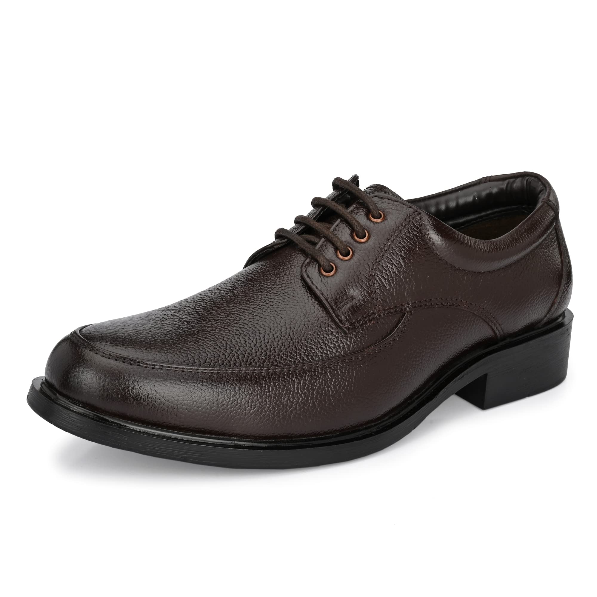 Auserio Mens Full Grain Leather Derby Lace Up Formal Shoes | Anti Skid Sole & Waxed Laces | Memory Foam Padded Insole | Shoes for Office & Parties | Brown 8 UK (SSE 392) (B09QMLLB7H) Amazon Price History, Amazon Price Tracker