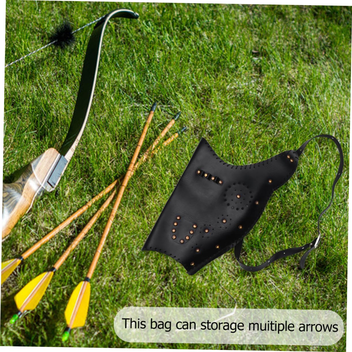 ARTSEWPLY 1PC Handmade Leather Pouch Capsule Bag for Traditional Lightweight Sleeve Durable and Convenient Storage Stylish Design for Outdoor Activities