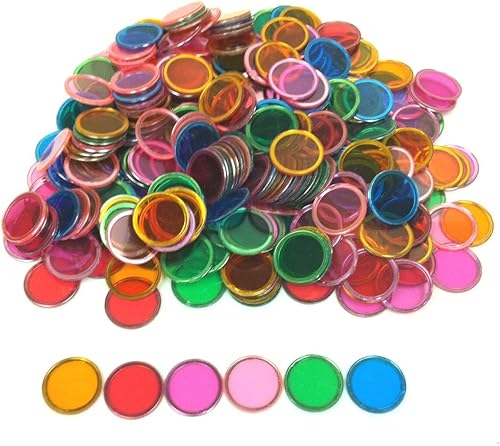 Tapp Collections Fichas transparentes de bingo 300 unidades, varios colores