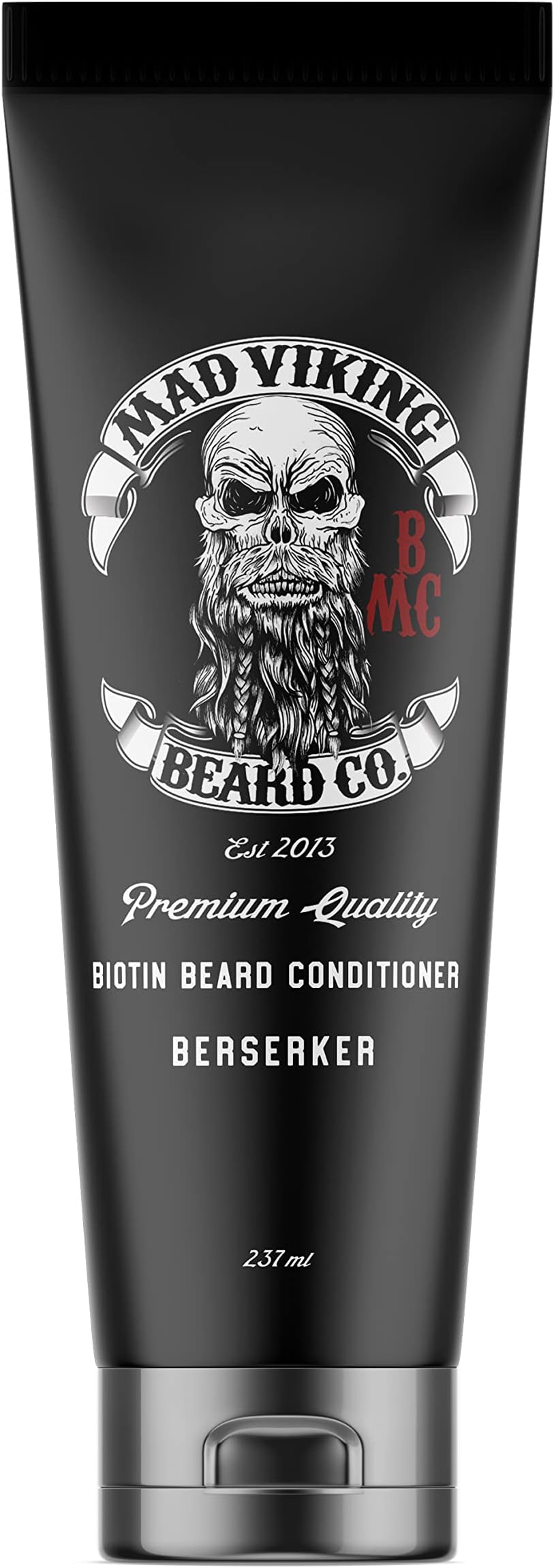 Premium Beard Conditioner - Natural Biotin Beard Conditioner to Strengthen Facial Hair, Made in The USA (Berserker, 8oz)