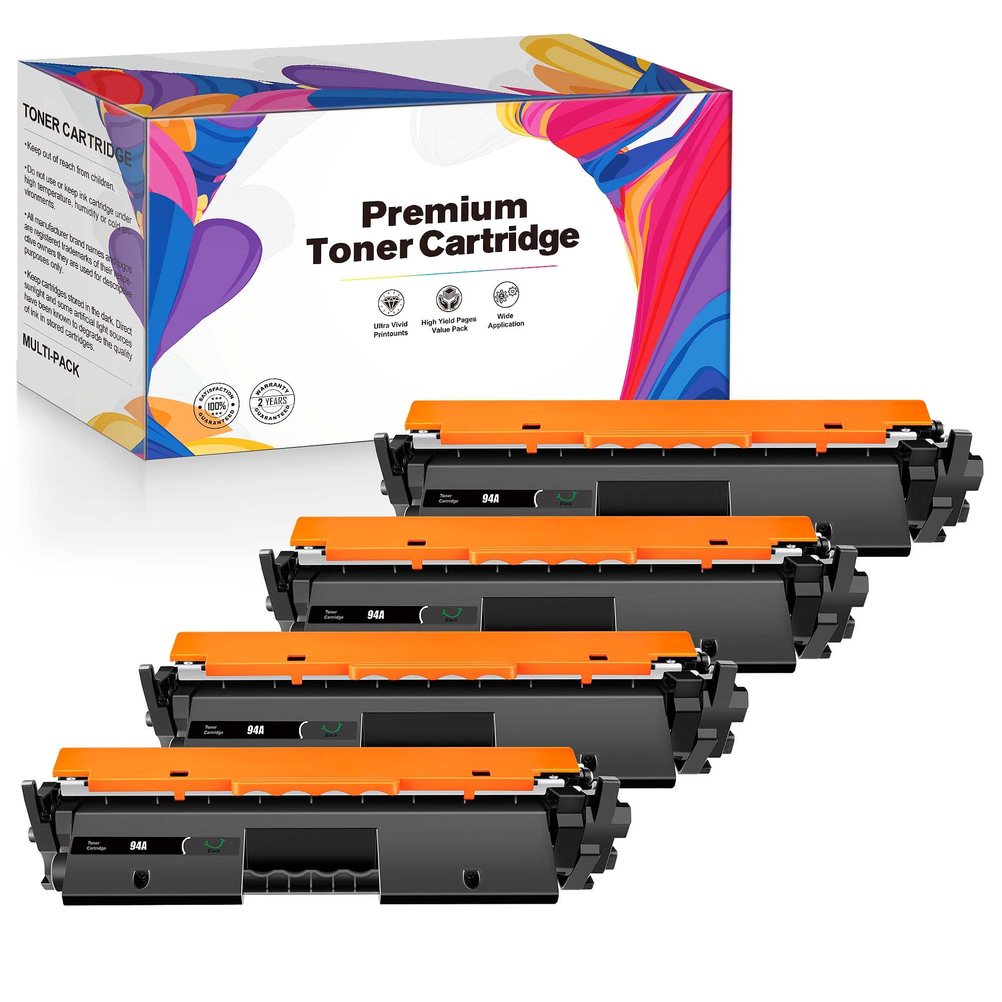 Valuetoner Remanufactured Toner Cartridge Replacement for HP 126A CE310A CE311A CE312A CE313A for Color Laserjet Pro MFP M175 M275 CP1025nw Laser Printer(Black, Cyan, Magenta, Yellow, 4 Pack)