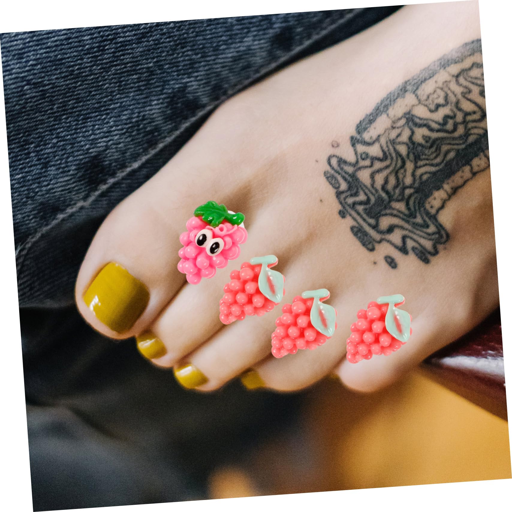 FOMIYES Toe Separators for Women Pcs Toe Separator Gel Pedicure for Nail Art Comfortable and Efficient