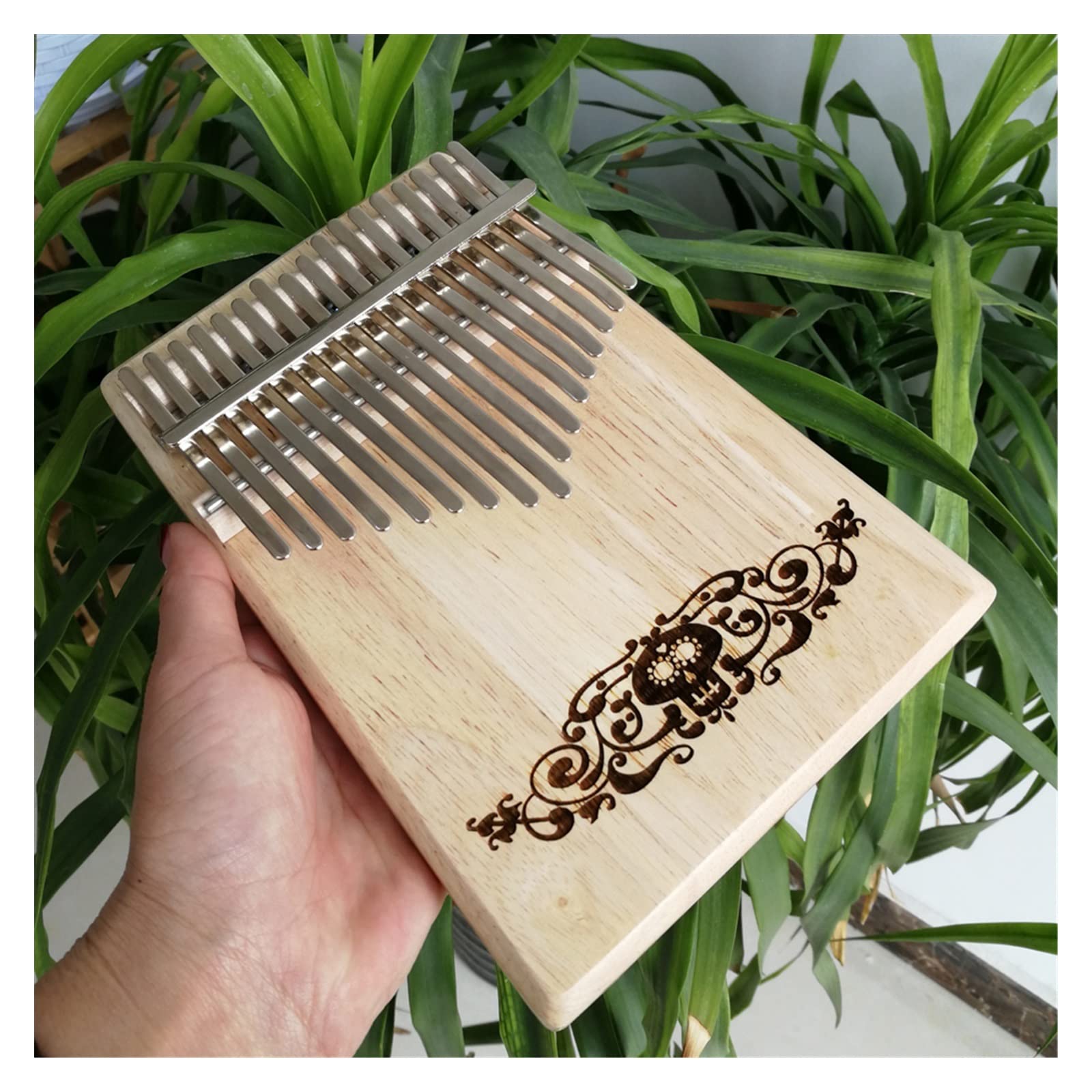 alumno Kalimba Instrumentos De Música De Teclado De Piano De Pulgar Kalimba De 17 Teclas