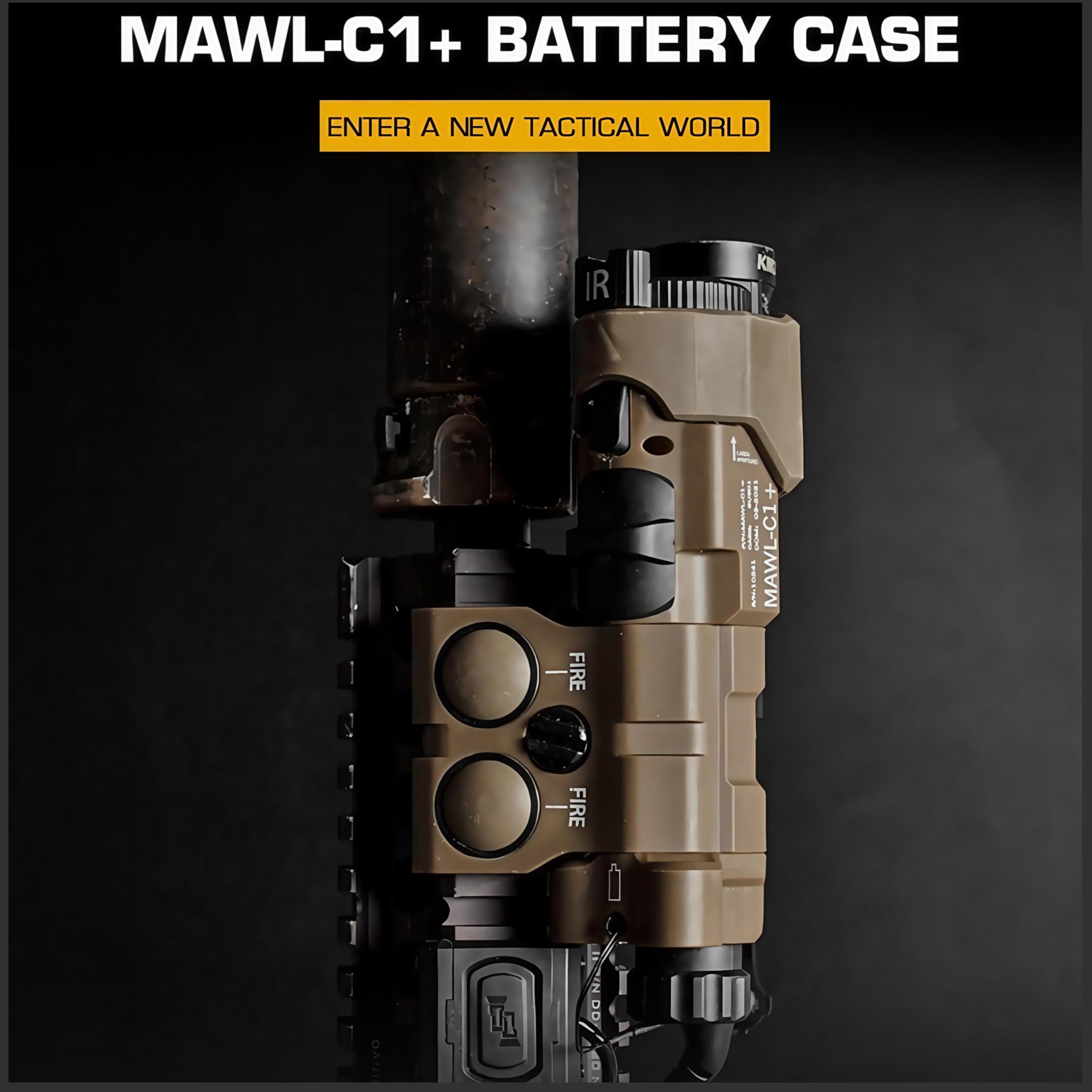 Taktische Outdoor-Werkzeuge M.AWL C1 Batteriegehäuse Modulare Schienenmontage Batterieaufbewahrungsbox CS Wargame Airsoft Paintball Jagdausrüstung
