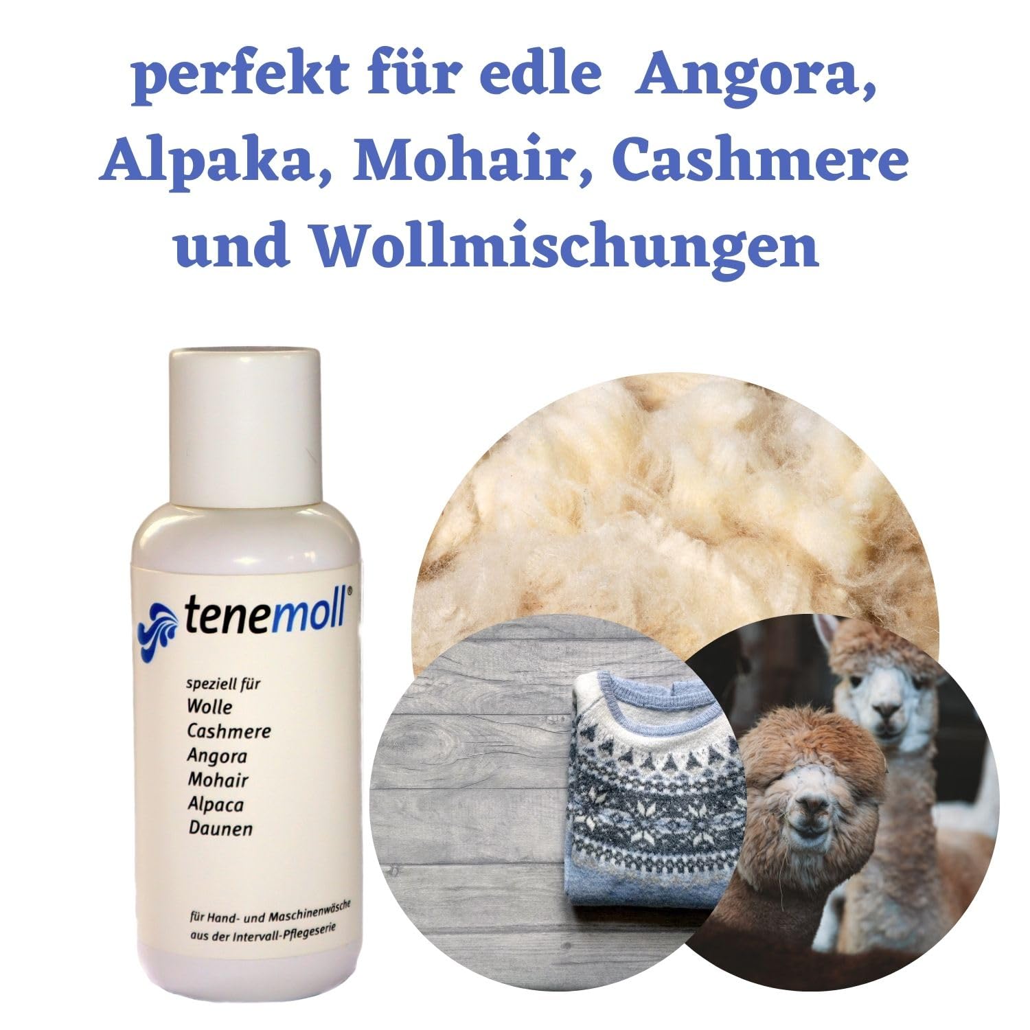 Spezialwaschmittel für Wolle, Cashmere & Alpaka