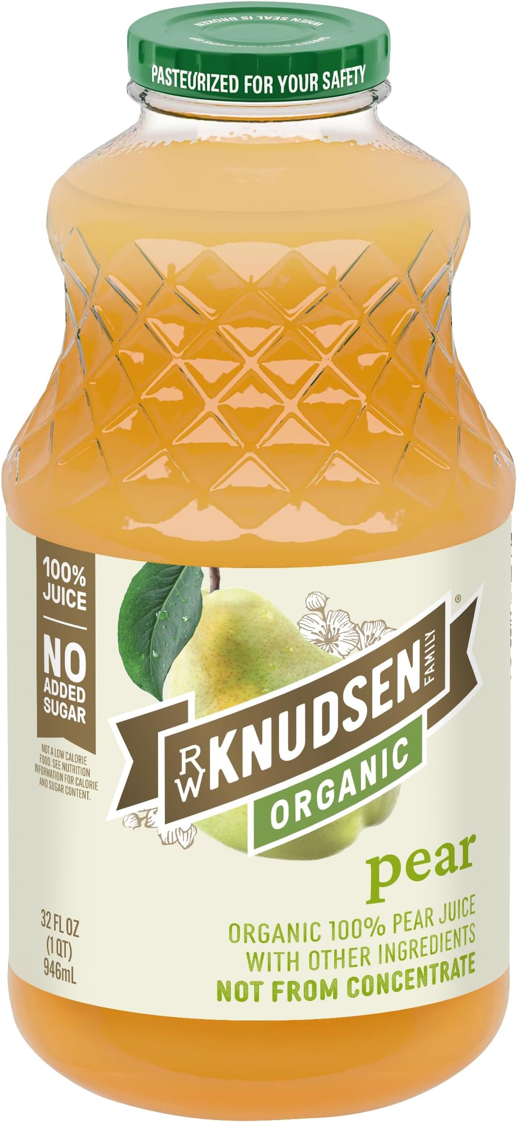 R.W. Knudsen, Organic Pear Juice, 32 Fl Oz