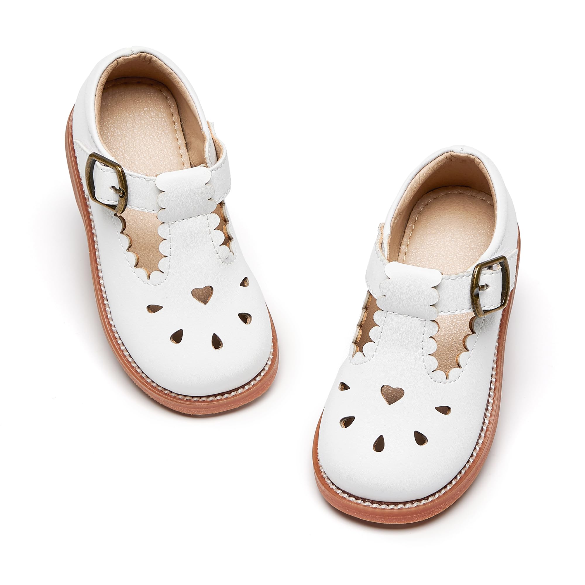 Otter MOMO Toddler Little Girls Oxford Mary Jane School Uniform Dress Shoes