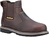 Caterpillar Mens Powerplant Dealer Leather Safety Boots 10 UK Brown