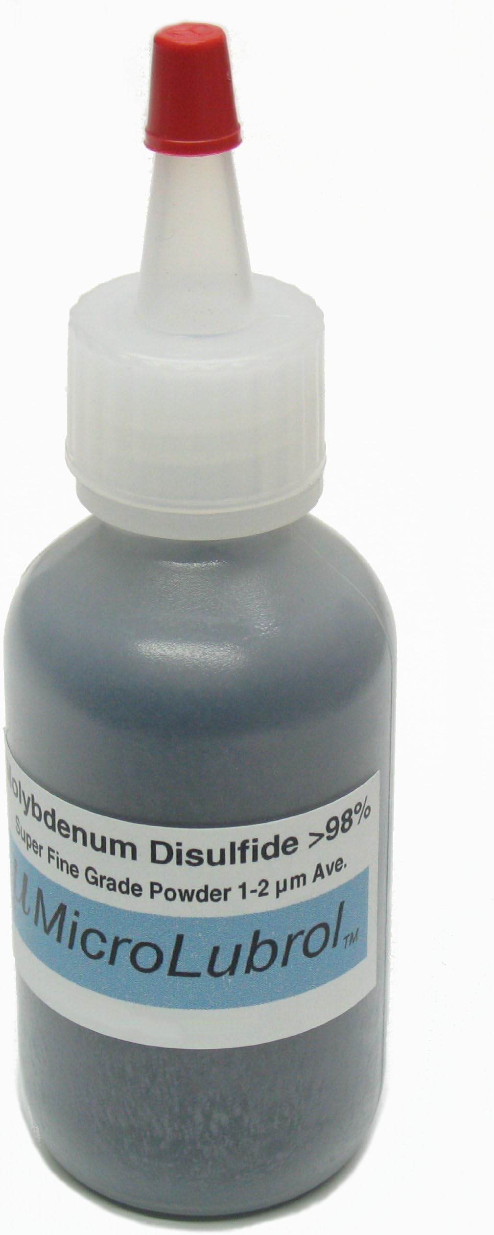 1/2 oz (0.5 oz, 14 Grams) Molybdenum DISULFIDE Moly MoS2 Powder 1-2 Micron Best LUBE Grade