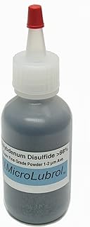 1/2 oz (0.5 oz, 14 grams) Molybdenum DISULFIDE Moly MoS2 Powder 1-2 Micron Best LUBE Grade