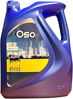 ENI OSO VG 68, Aceite Hidráulico Industrial, 5 Litros, Color Azul
