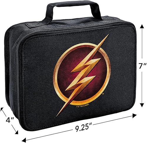 Miniatura 2 de LOGOVISION The Flash Logo - Lonchera con aislamiento de lados suaves, bolsa de almuerzo reutilizable para trabajo de oficina escolar, sin BPA