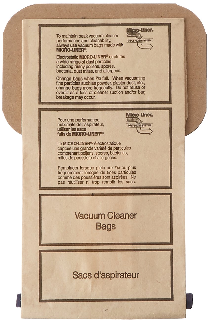 DVC Replacement for Electrolux 433837 Canister Microlined Paper Bag | Replacement Parts to Keep Clean and Breathe Easy | Made in the USA | 12 Pack