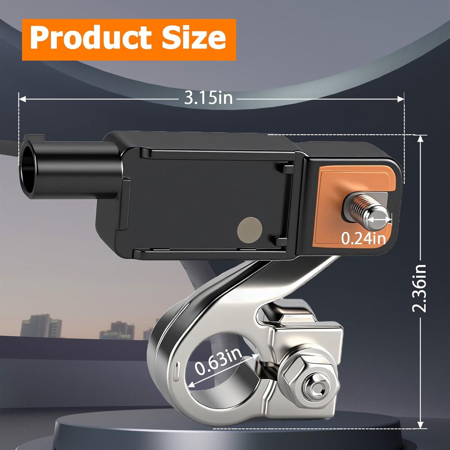 FUSCH Battery Current Sensor Battery Temperature Sensor Compatible with Ram 1500 2500 3500 Chrysler Dodge Jeep Replace#68318616AC 56029778AB