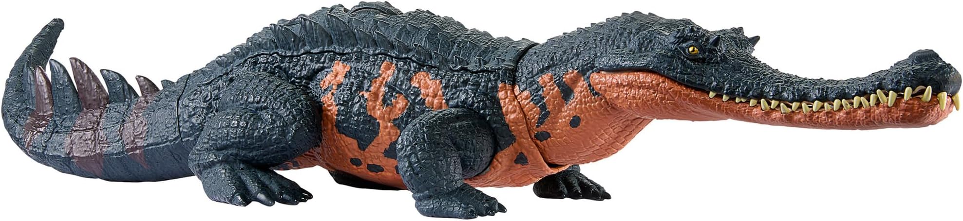 Mattel Jurassic World (Jurassic World) Action Figure Howling! Gryposuchus 【 Dinosaur Toy 】【 Total Length: Approx. 13 inches (33 cm) 】 【 Ages 4 and Up 】 HTK71