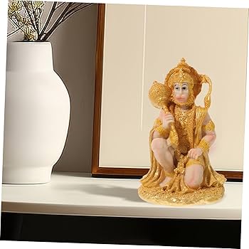Amazon.co.jp: CRAFTHROU インドの猿の神の像 idol rrr インド