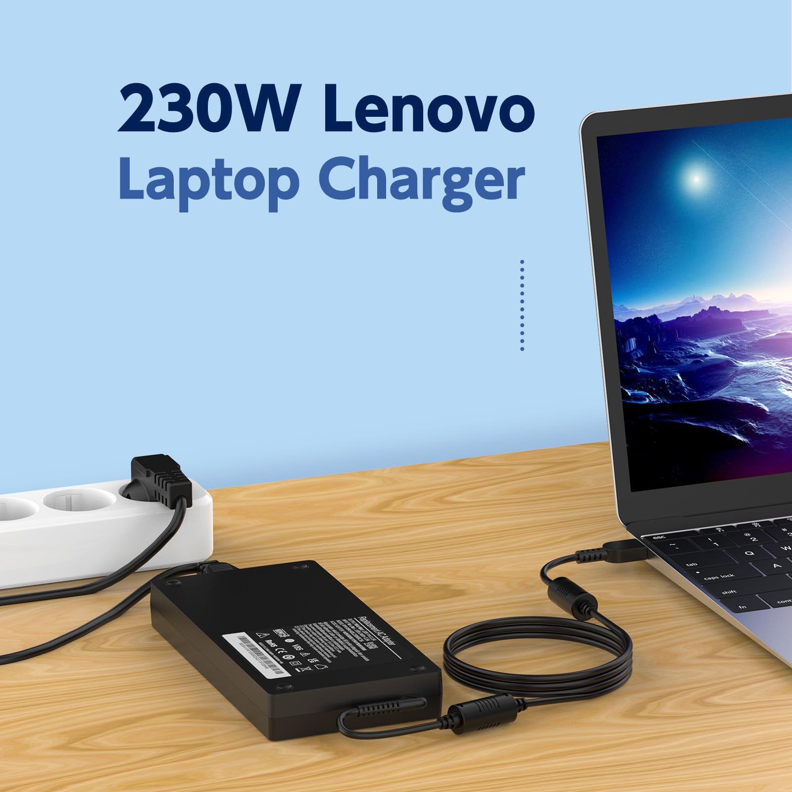 230W ładowarka do Lenovo Legion 5 7 5 Pro C7 S7 Y520 Y540 Y545 Y700 Y730 Y740 Y7000P Y900 Y910 Y920 ThinkPad P15 P17 P50 P53 P70 P71 P72 P73 Ładowarka do laptopa