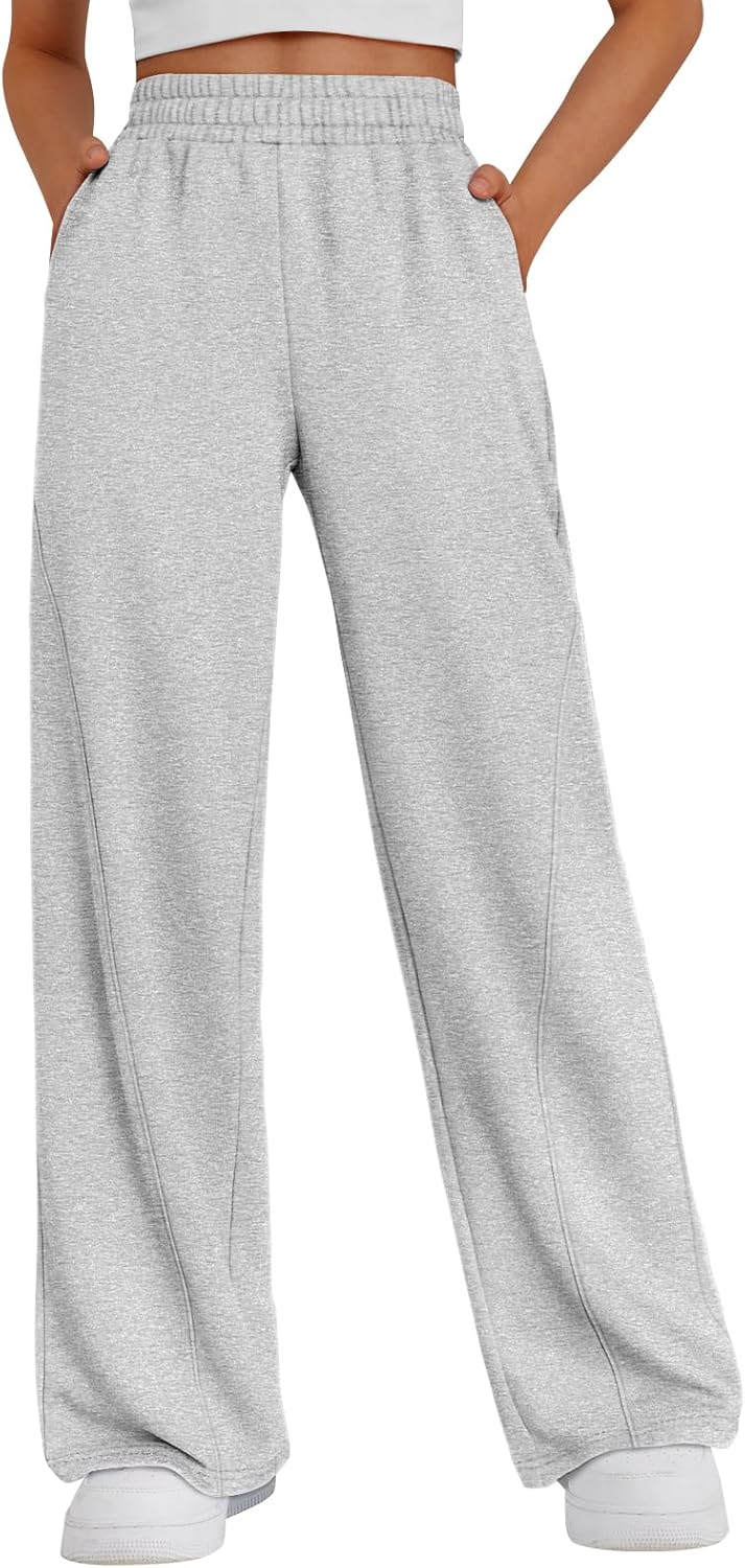 Trendy Queen Women’s Wide Leg Sweatpants Baggy...