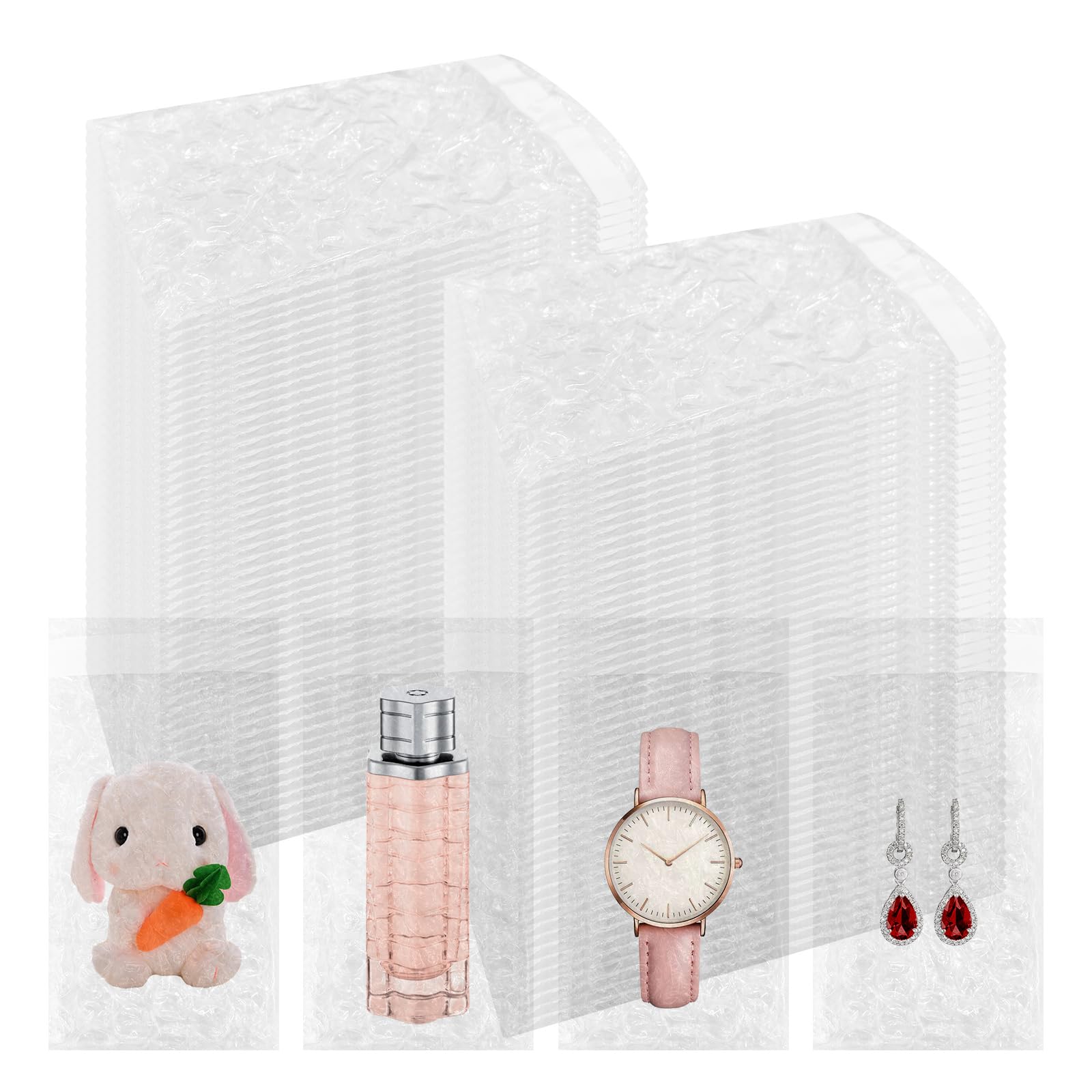 100Pcs Small Bubble Wrap Pouches 2.36