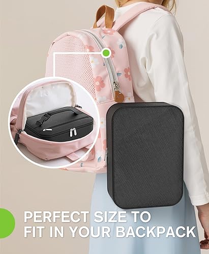 Miniatura 2 de Lonchera pequeña aislada para mujeres y hombres, lonchera Bento para niños, bolsas térmicas compactas portátiles para enfriar comidas con asa de