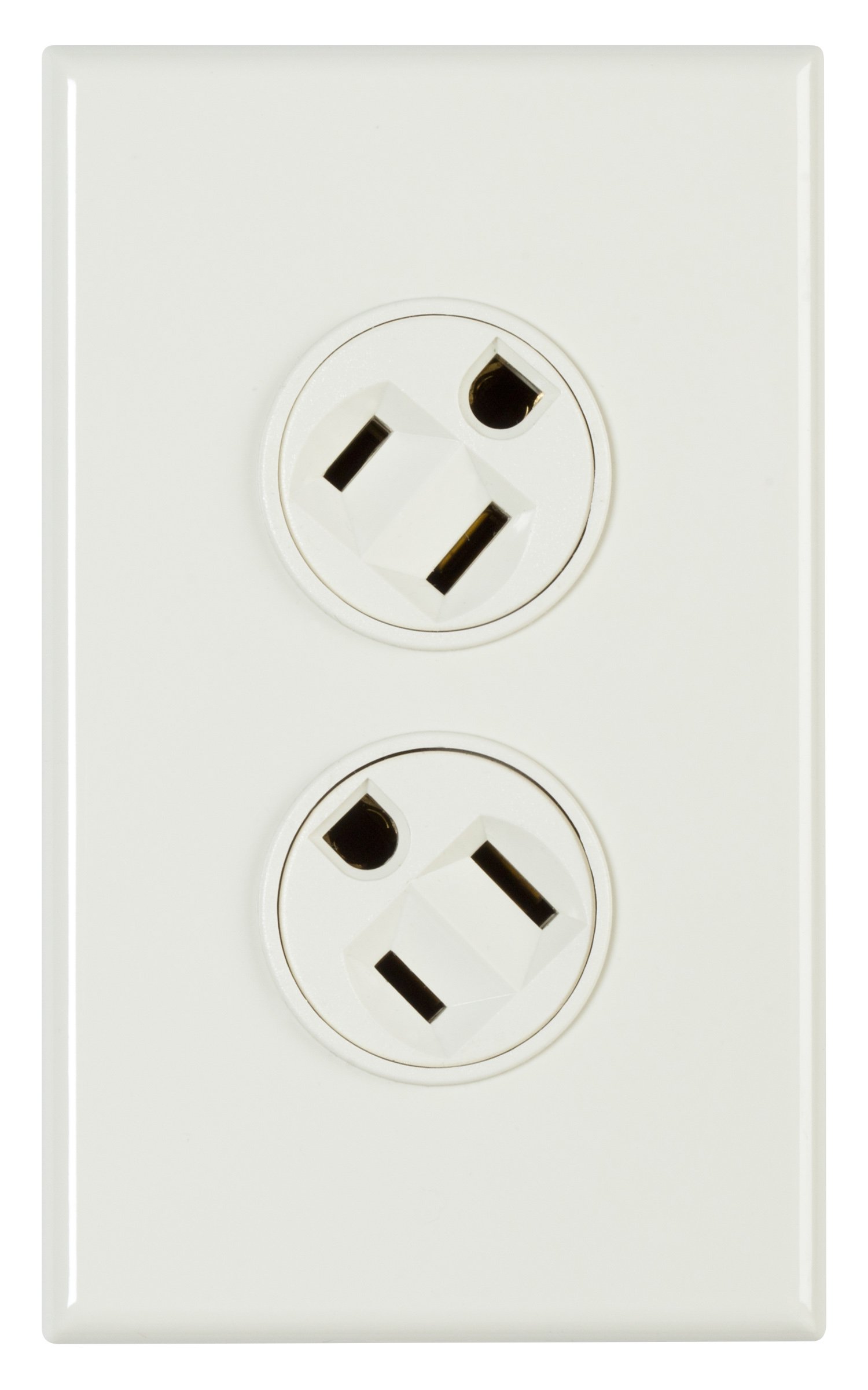 Prise électrique rotative 360 Electrical 36012-A couleur amande pour aménagement intérieur