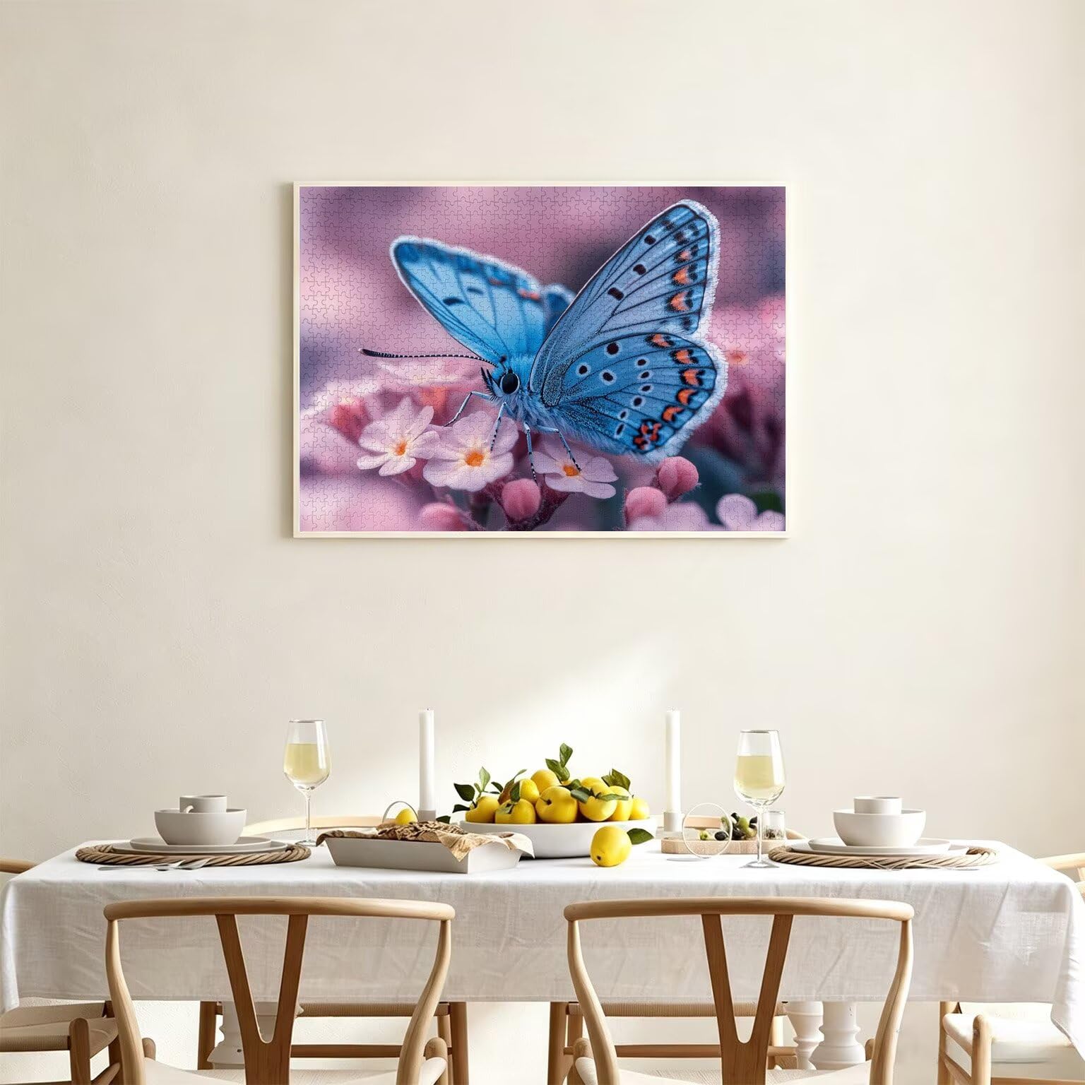 Puzzle 3000 elementów dla dorosłych, gry rodzinne, kwiat motyl, n-271