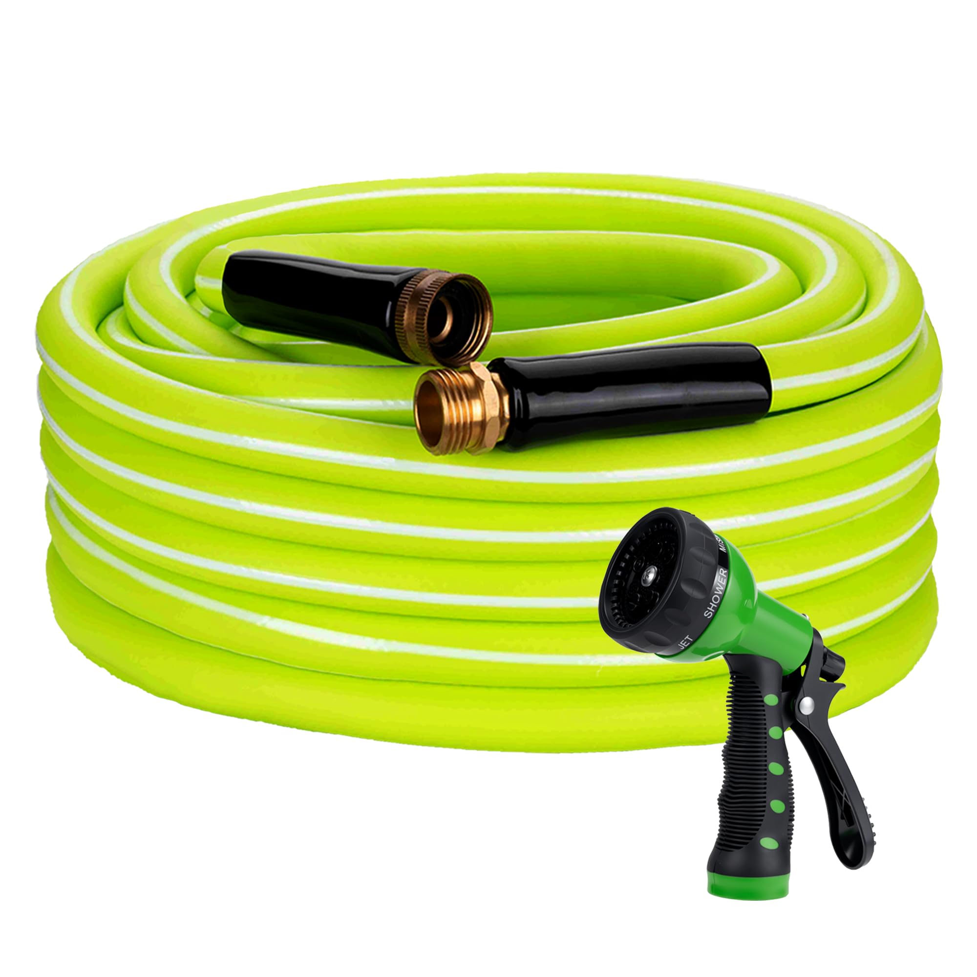 Tuyau d'arrosage de 1,8 m DAVCO avec raccords en aluminium de 3/4 pouces pour enrouleur