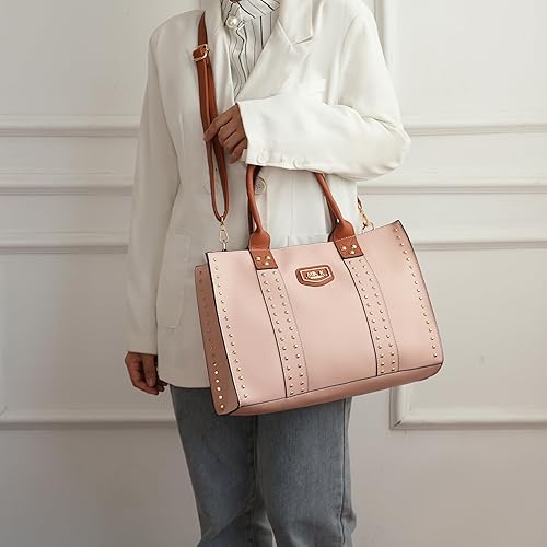 Miniatura 4 de MKF Collection Mia k - Bolso de mano para mujer, de piel vegana, con asa superior cruzada y cartera