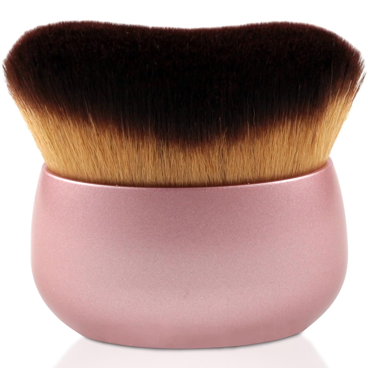 Extra-Wide Kabuki Self Tanner Brush – Full-Body Makeup Brush for Tanning Mousse, Bronzer & Body Foundation, Dense Synthetic Bristles, Non-Slip Handle, Streak-Free Finish