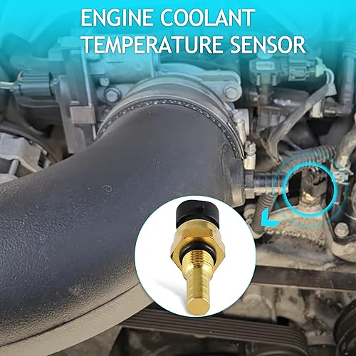 Miniatura 7 de Sensor de temperatura del refrigerante del motor compatible con Chevy Cavalier Cobalt Equinox Express Silverado 1500 2500 HD 3500 GMC Sierra Pontiac