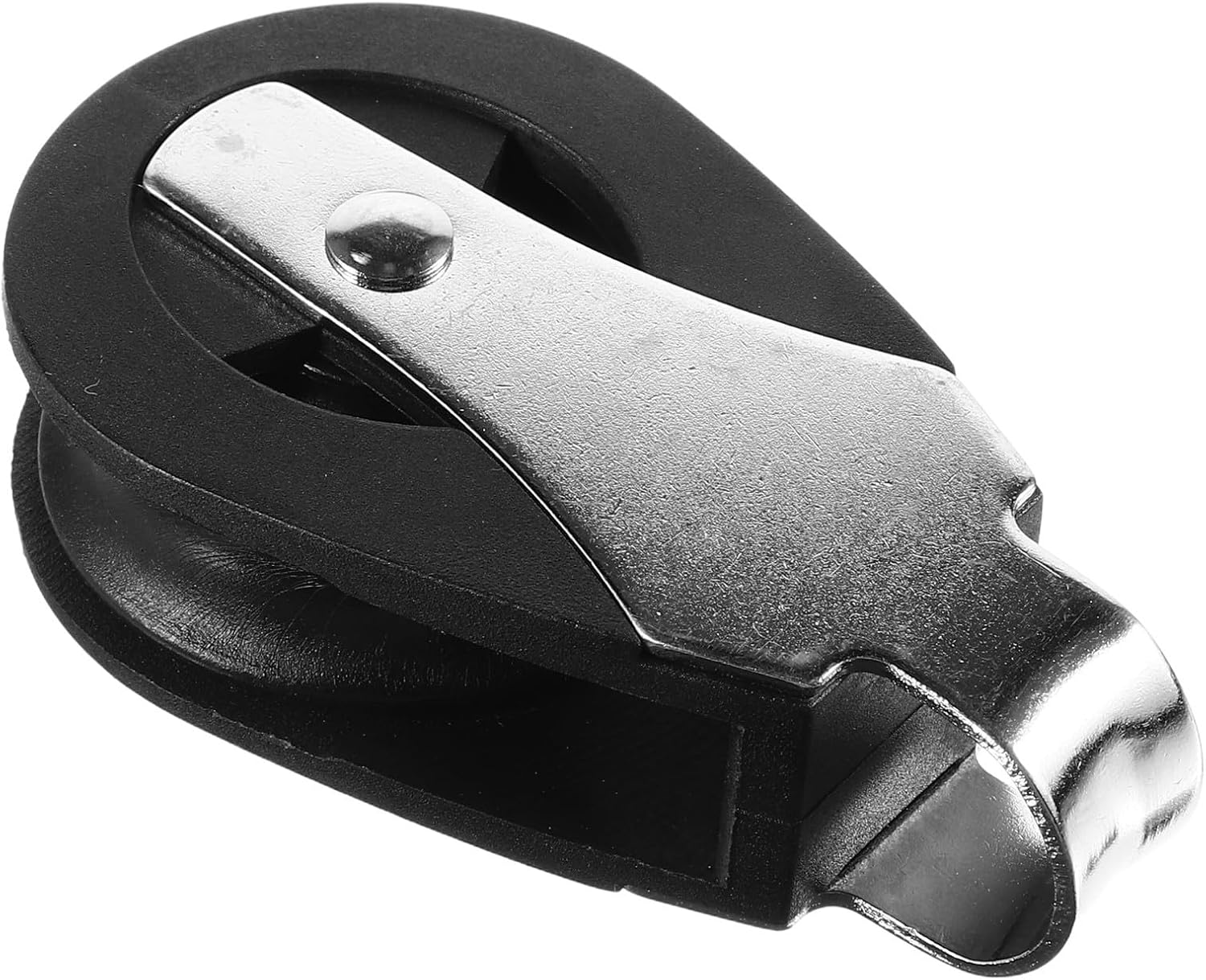 Nylon Pulley Block with Stainless Steel Frame for Rope Use, Reliable and Tear-Resistant Sailing Hardware Suitable for Boat Operations and Marine Use