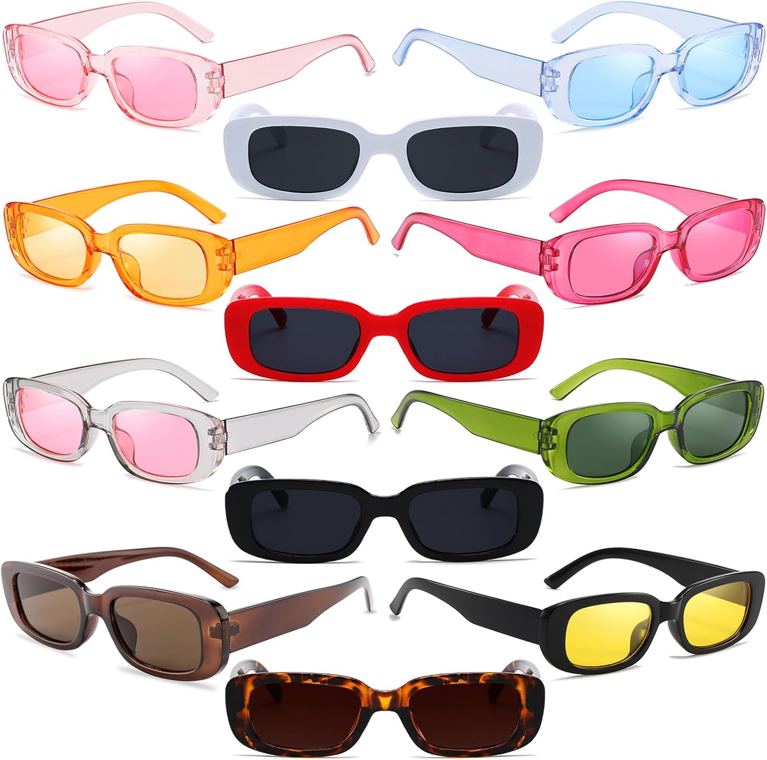 Party Sunglasses Bulk Retro Small Rectangle Shades UK Ubuy