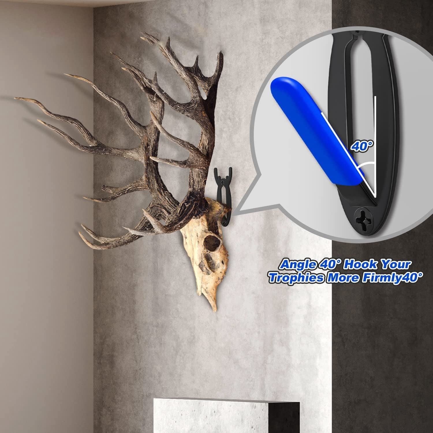 ZUIWAN 8 stuks Europese Mount Schedel Hanger, Herten Schedel