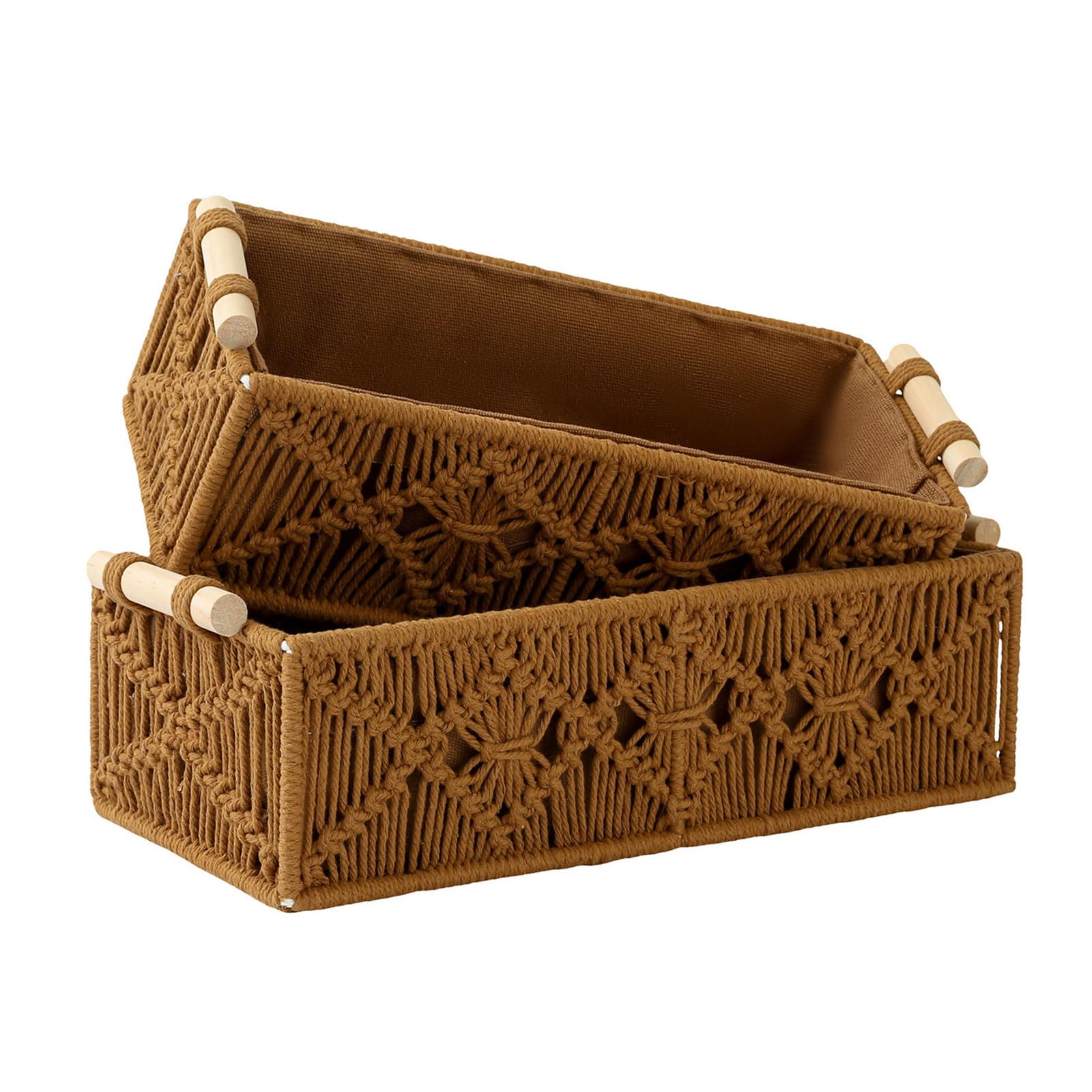 Multipurpose Sturdy Cotton Weave Storage Box Accessory for Tissues and Remote Controls Stylish Home Decoration Tissue Remote Holder