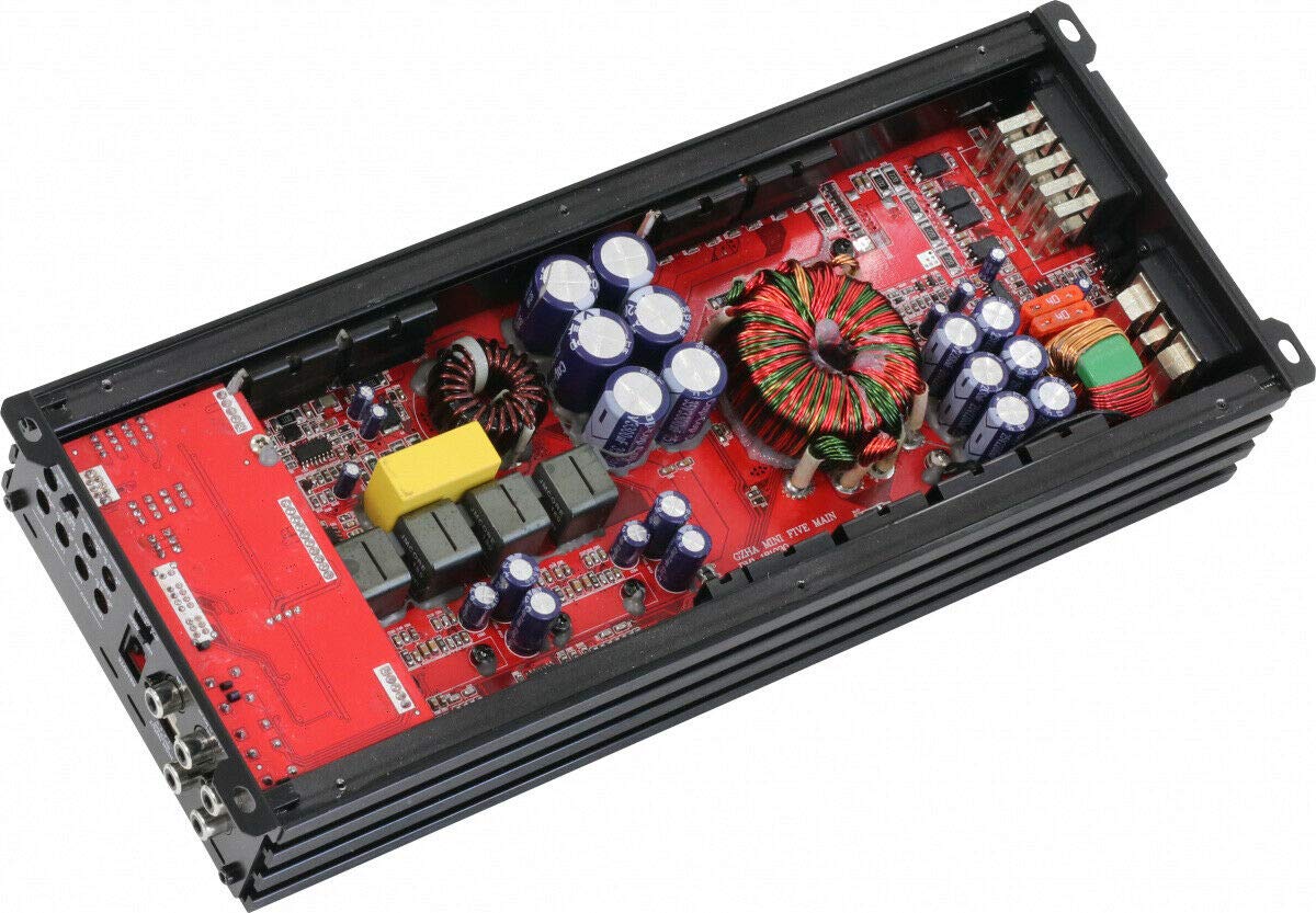 GROUND ZERO GZHA MINI FIVE Amplificatore 5 Canali 1200 WATT Classe D dimensioni Compatto