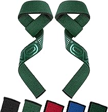EVO Fitness Weight Lifting Straps Anti Slip Gym Powerlifting Deadlifting Bodybuilding Workout Strength Training Hand Bar Grips Neoprene Gel padded Wrist Support Unisex Men Women