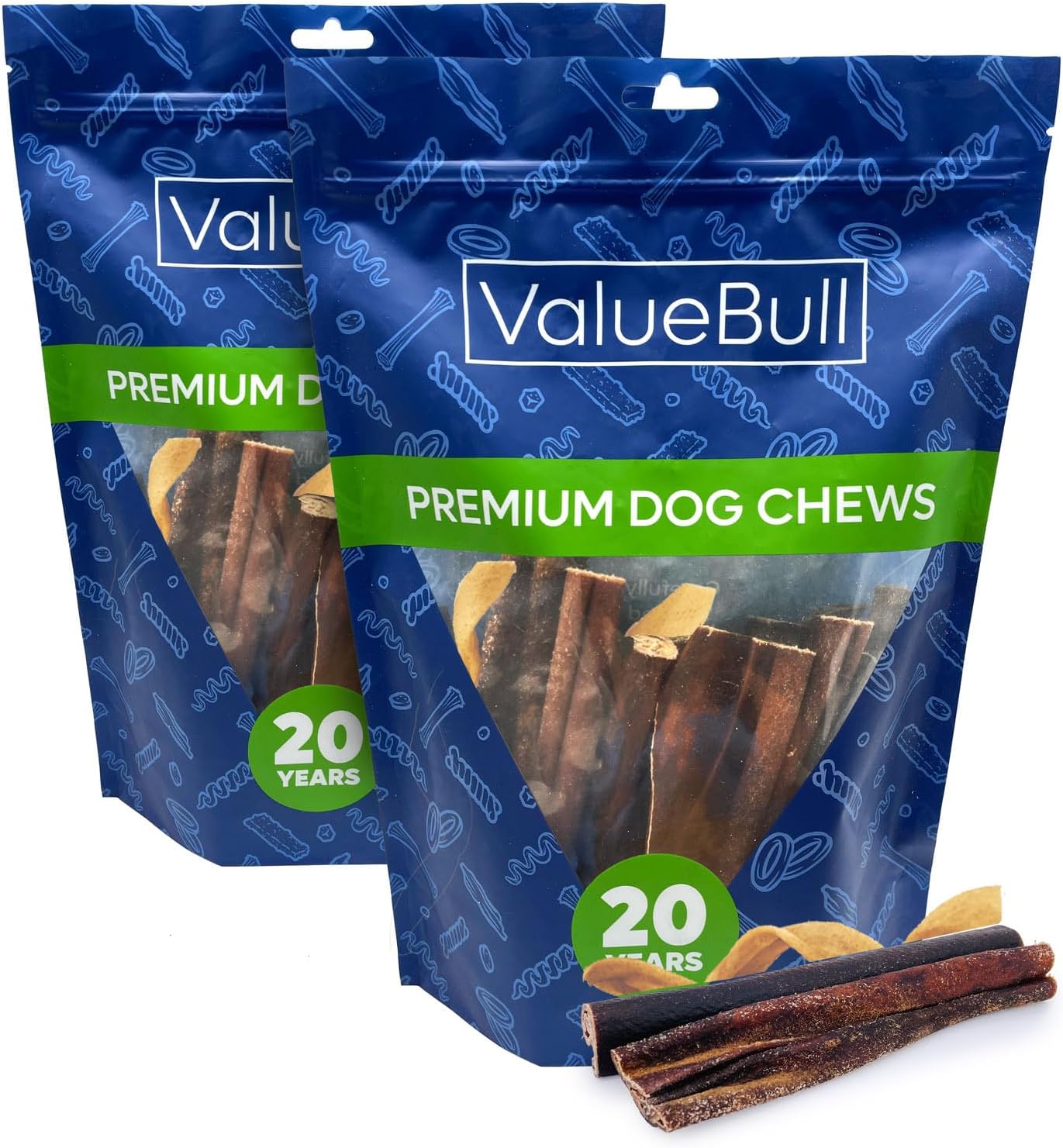 ValueBull Collagen Sticks for Dogs – 2 lb beef collagen chews